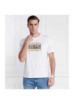 Pepe Jeans London T-shirt credick ze sklepu Gomez Fashion Store w kategorii T-shirty męskie - zdjęcie 167799817