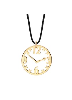 Naszyjnik złoty na sznurku - zegar ze sklepu YES.pl w kategorii Naszyjniki - zdjęcie 167804848
