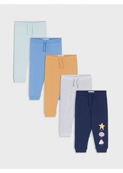 Sinsay - Spodnie dresowe jogger 5 pack - granatowy ze sklepu Sinsay w kategorii Spodnie i półśpiochy - zdjęcie 167807177