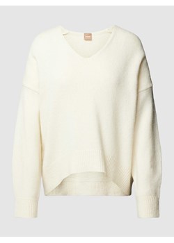 Sweter z dzianiny z dodatkiem wełny z alpaki model ‘Fondianan’ ze sklepu Peek&Cloppenburg  w kategorii Swetry damskie - zdjęcie 167807946