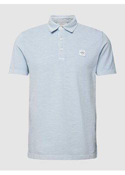 Koszulka polo z efektem melanżu model ‘Washer’ ze sklepu Peek&Cloppenburg  w kategorii T-shirty męskie - zdjęcie 167809599