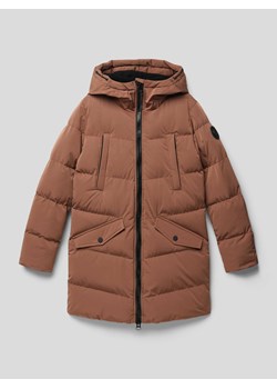 Płaszcz pikowany z kapturem model ‘Ayse’ ze sklepu Peek&Cloppenburg  w kategorii Kurtki dziewczęce - zdjęcie 167809895