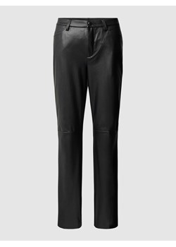 Spodnie z imitacji skóry model ‘AIDA KICK’ ze sklepu Peek&Cloppenburg  w kategorii Spodnie damskie - zdjęcie 167809986