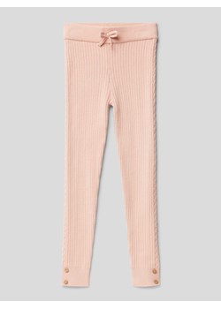 Spodnie z imitacji dzianiny ze sklepu Peek&Cloppenburg  w kategorii Spodnie dziewczęce - zdjęcie 167810327