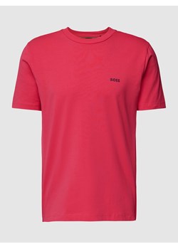 T-shirt z nadrukiem z logo ze sklepu Peek&Cloppenburg  w kategorii T-shirty męskie - zdjęcie 167810785