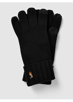 Rękawiczki wełniane z efektem melanżu ze sklepu Peek&Cloppenburg  w kategorii Rękawiczki męskie - zdjęcie 167811519
