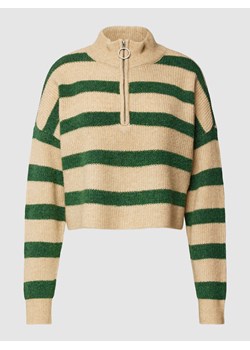 Sweter z dzianiny ze wzorem w paski model ‘NEWALICE’ ze sklepu Peek&Cloppenburg  w kategorii Swetry damskie - zdjęcie 167811638