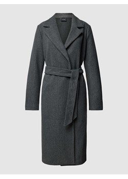Płaszcz z wiązanym paskiem model ‘FORTUNEAYA’ ze sklepu Peek&Cloppenburg  w kategorii Płaszcze damskie - zdjęcie 167812685