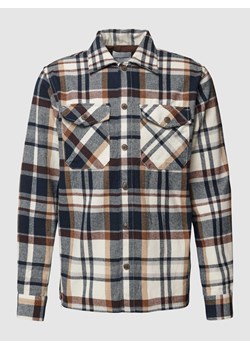 Koszula wierzchnia ze wzorem w szkocką kratę model ‘EDDIE’ ze sklepu Peek&Cloppenburg  w kategorii Koszule męskie - zdjęcie 167812689