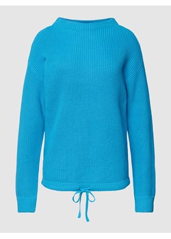 Sweter z dzianiny z fakturowanym wzorem ze sklepu Peek&Cloppenburg  w kategorii Swetry damskie - zdjęcie 167812996