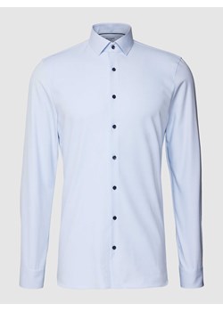 Koszula biznesowa o kroju slim fit z kołnierzykiem typu cutaway model ‘Modern Kent’ ze sklepu Peek&Cloppenburg  w kategorii Koszule męskie - zdjęcie 167813315