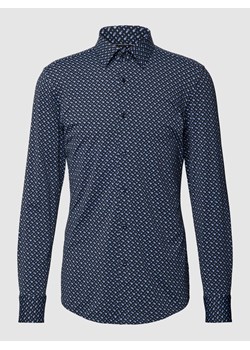 Koszula biznesowa z drobnym wzorem na całej powierzchni ze sklepu Peek&Cloppenburg  w kategorii Koszule męskie - zdjęcie 167814908