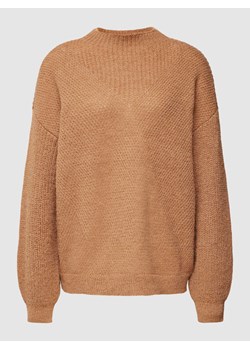 Sweter z dzianiny z fakturowanym wzorem model ‘ALISA’ ze sklepu Peek&Cloppenburg  w kategorii Swetry damskie - zdjęcie 167815336