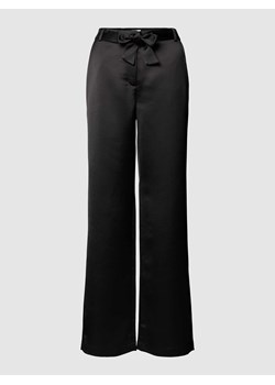 Spodnie materiałowe z wiązanym detalem ze sklepu Peek&Cloppenburg  w kategorii Spodnie damskie - zdjęcie 167815538