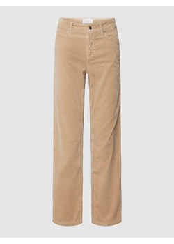 Spodnie sztruksowe z poszerzaną nogawką o skróconym kroju model ‘PARIS’ ze sklepu Peek&Cloppenburg  w kategorii Spodnie damskie - zdjęcie 167815935