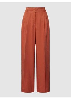 Spodnie materiałowe z zakładkami ze sklepu Peek&Cloppenburg  w kategorii Spodnie damskie - zdjęcie 167816236