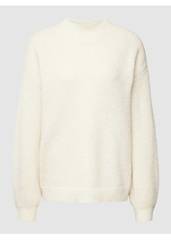 Sweter z dzianiny z fakturowanym wzorem model ‘ALISA’ ze sklepu Peek&Cloppenburg  w kategorii Swetry damskie - zdjęcie 167816407