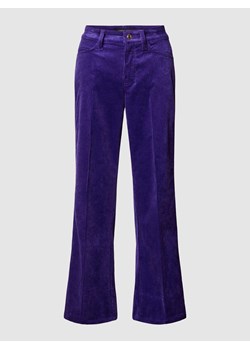 Spodnie sztruksowe z poszerzaną nogawką i 5 kieszeniami model ‘FRANCESCA’ ze sklepu Peek&Cloppenburg  w kategorii Spodnie damskie - zdjęcie 167816558