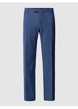 Spodnie do garnituru z efektem melanżu i dodatkiem wełny model ‘Blayr’ ze sklepu Peek&Cloppenburg  w kategorii Spodnie męskie - zdjęcie 167816618
