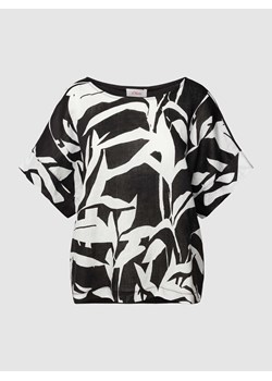 T-shirt z bawełny z wzorem na całej powierzchni ze sklepu Peek&Cloppenburg  w kategorii Bluzki damskie - zdjęcie 167817729