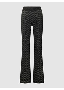 Spodnie materiałowe z elastycznym pasem model ‘FLOWER’ ze sklepu Peek&Cloppenburg  w kategorii Spodnie damskie - zdjęcie 167817919