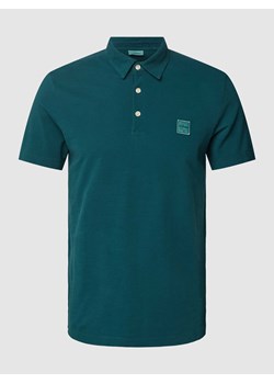 Koszulka polo z efektem melanżu model ‘Washer’ ze sklepu Peek&Cloppenburg  w kategorii T-shirty męskie - zdjęcie 167818439