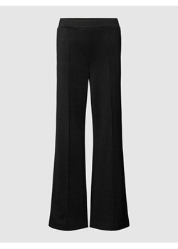 Spodnie o rozkloszowanym kroju z elastycznym pasem ze sklepu Peek&Cloppenburg  w kategorii Spodnie damskie - zdjęcie 167818765