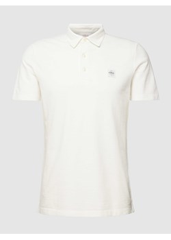 Koszulka polo z efektem melanżu model ‘Washer’ ze sklepu Peek&Cloppenburg  w kategorii T-shirty męskie - zdjęcie 167819707