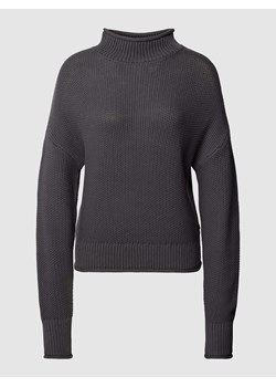 Sweter z dzianiny ze stójką ze sklepu Peek&Cloppenburg  w kategorii Swetry damskie - zdjęcie 167820026