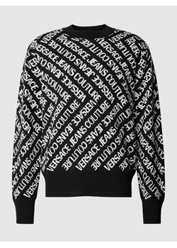 Sweter z dzianiny z okrągłym dekoltem ze sklepu Peek&Cloppenburg  w kategorii Swetry męskie - zdjęcie 167820139