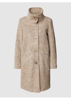 Płaszcz o grubym ściegu model ‘PALERMO’ ze sklepu Peek&Cloppenburg  w kategorii Płaszcze damskie - zdjęcie 167821077
