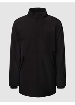 Płaszcz z detalami z logo ze sklepu Peek&Cloppenburg  w kategorii Płaszcze męskie - zdjęcie 167840437
