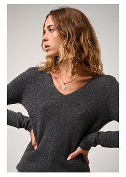 AUTHENTIC CASHMERE Kaszmirowy sweter &quot;Galise&quot; w kolorze antracytowym ze sklepu Limango Polska w kategorii Swetry damskie - zdjęcie 167840895