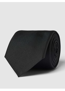 Krawat z jedwabiu z wzorem w paski ze sklepu Peek&Cloppenburg  w kategorii Krawaty - zdjęcie 167845876