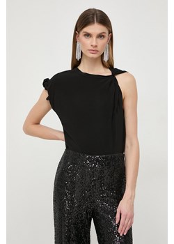 Pinko bluzka damska kolor czarny gładka 103085.A1NI ze sklepu ANSWEAR.com w kategorii Bluzki damskie - zdjęcie 167848857