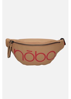 Beżowa Nerka Nobo z czerwonym logo ze sklepu NOBOBAGS.COM w kategorii Nerki - zdjęcie 167849275