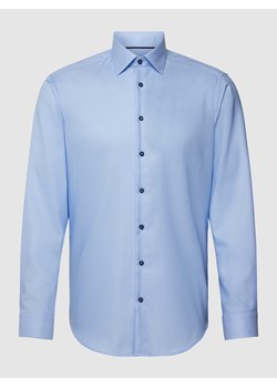 Koszula biznesowa o kroju regular fit z kołnierzykiem typu kent ze sklepu Peek&Cloppenburg  w kategorii Koszule męskie - zdjęcie 167849967