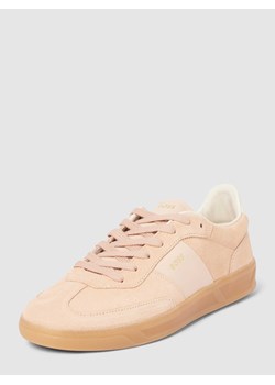 Sneakersy ze skóry z wytłoczonymi logo model ‘Brenta’ ze sklepu Peek&Cloppenburg  w kategorii Trampki damskie - zdjęcie 167850485
