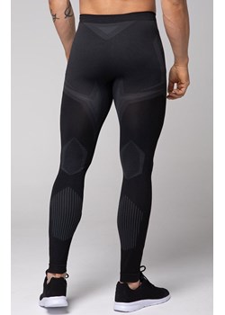 Termoaktywne legginsy męskie czarno-szare Confidence, Kolor czarno-szary, Rozmiar XL, Spaio ze sklepu Primodo w kategorii Spodnie męskie - zdjęcie 167853715
