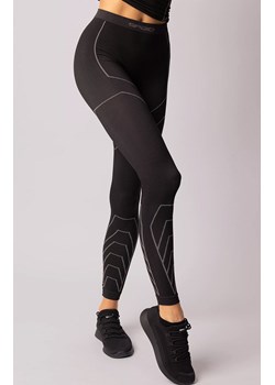 Termoaktywne legginsy damskie czarno-szare Rapid, Kolor czarno-szary, Rozmiar L, Spaio ze sklepu Primodo w kategorii Spodnie damskie - zdjęcie 167853725