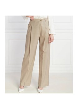 BOSS BLACK Wełniane spodnie Tenly | Regular Fit ze sklepu Gomez Fashion Store w kategorii Spodnie damskie - zdjęcie 167854158