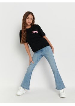 Sinsay - Koszulka z nadrukiem - czarny ze sklepu Sinsay w kategorii Bluzki dziewczęce - zdjęcie 167856855