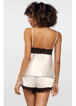 Ola komplet, Kolor ecru-czarny, Rozmiar XS, DKaren ze sklepu Intymna w kategorii Piżamy damskie - zdjęcie 167858846