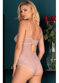 Body damskie Agimin LC 90615, Kolor róż pudrowy, Rozmiar S/M, LivCo Corsetti Fashion ze sklepu Intymna w kategorii Body damskie - zdjęcie 167859266