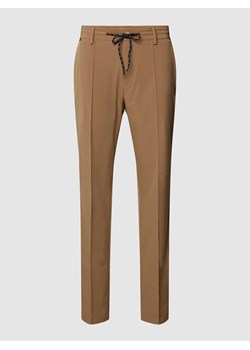 Spodnie materiałowe z przeszytymi kantami model ‘Genius’ ze sklepu Peek&Cloppenburg  w kategorii Spodnie męskie - zdjęcie 167861285
