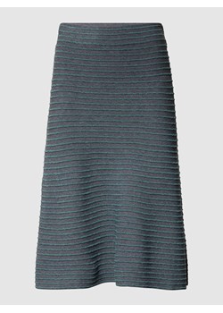 Spódnica o długości do kolan ze wzorem w paski ze sklepu Peek&Cloppenburg  w kategorii Spódnice - zdjęcie 167861386