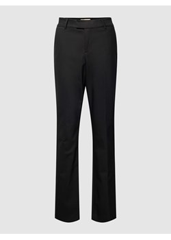 Spodnie materiałowe w jednolitym kolorze model ‘ELLEN NIGHT’ ze sklepu Peek&Cloppenburg  w kategorii Spodnie damskie - zdjęcie 167861398