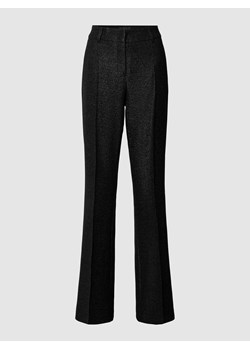 Spodnie materiałowe z efektowną przędzą model ‘FAWN’ ze sklepu Peek&Cloppenburg  w kategorii Spodnie damskie - zdjęcie 167861615