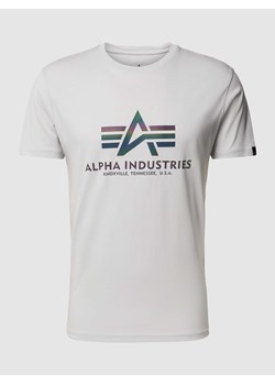 T-shirt z nadrukiem z logo ze sklepu Peek&Cloppenburg  w kategorii T-shirty męskie - zdjęcie 167864268