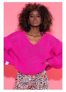 fobya Sweter w kolorze różowym ze sklepu Limango Polska w kategorii Swetry damskie - zdjęcie 167864388
